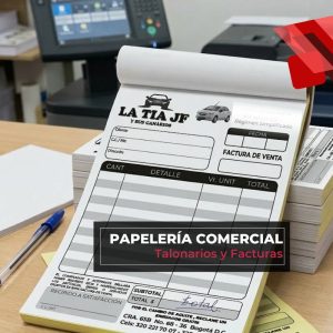 Impresión de Papelería Comercial en Bogotá - Colombia